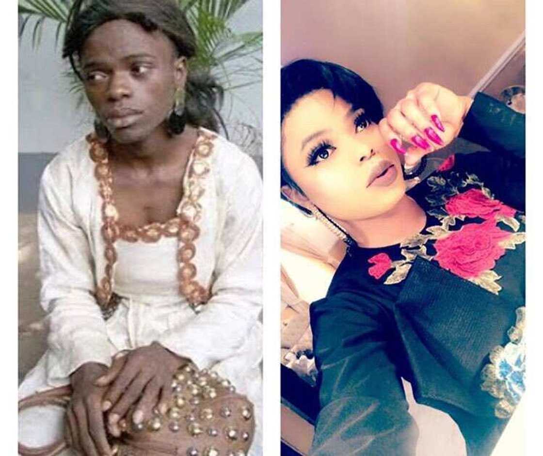 Bobrisky before and after