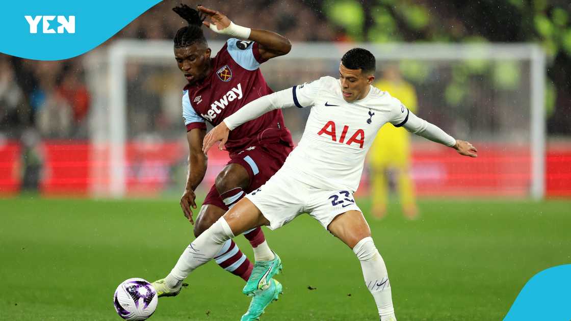 West Ham United, Mohammed Kudus, Pedro Porro, Tottenham Hotspur. West Ham United, Mohammed Kudus, Pedro Porro, Tottenham Hotspur.