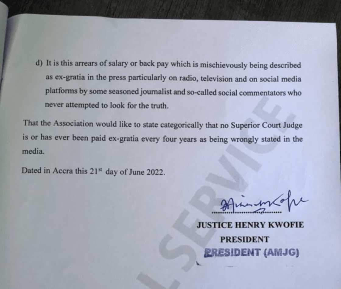 Judges deny receiving ex gratia2 Judges deny receiving ex gratia2