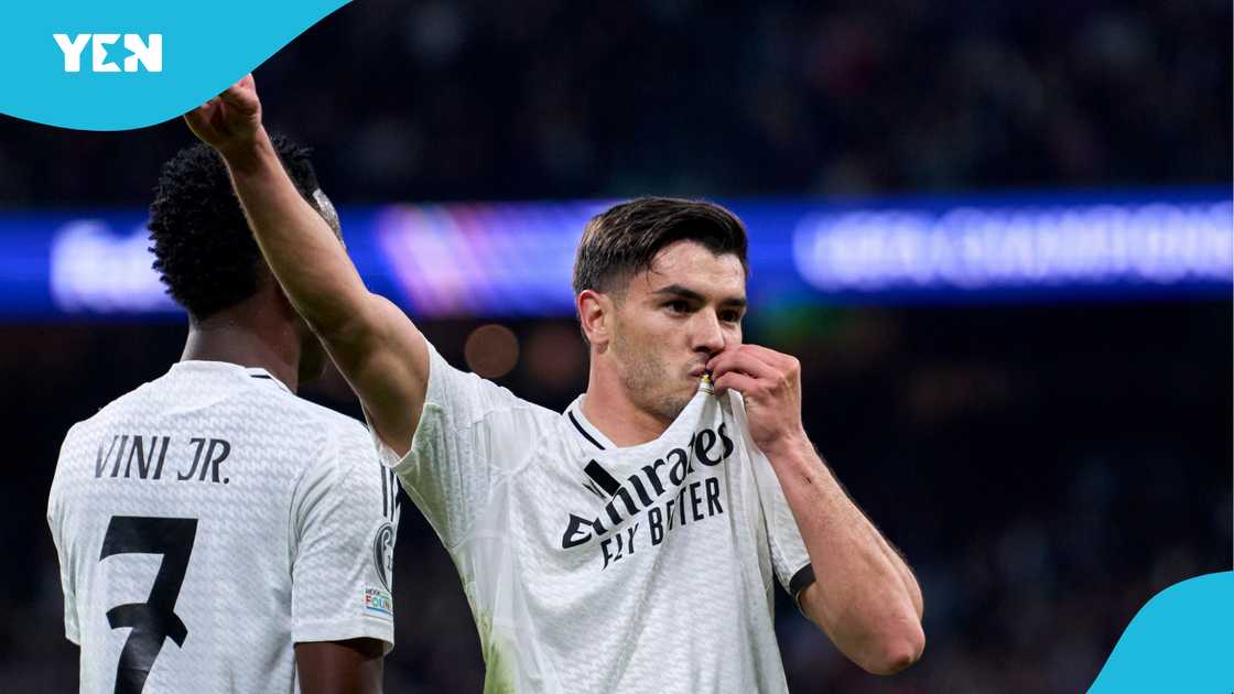 Brahim Diaz scored the winning goal in Madrid's win against Atletico. Brahim Diaz scored the winning goal in Madrid's win against Atletico.
