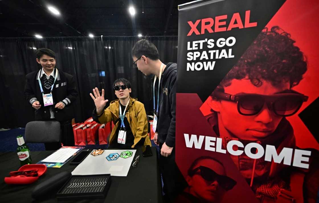 XREAL's augmented reality glasses offer users an immersive visual experience XREAL's augmented reality glasses offer users an immersive visual experience
