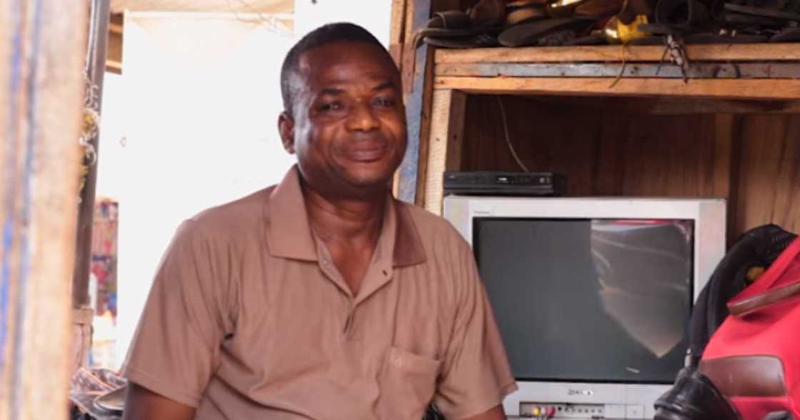 Samuel is a Physically challenged man Samuel is a Physically challenged man