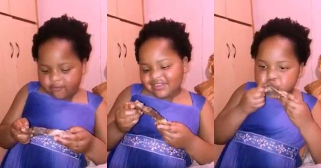 Cute girl enjoys her meat and says she is a vegetarian Cute girl enjoys her meat and says she is a vegetarian