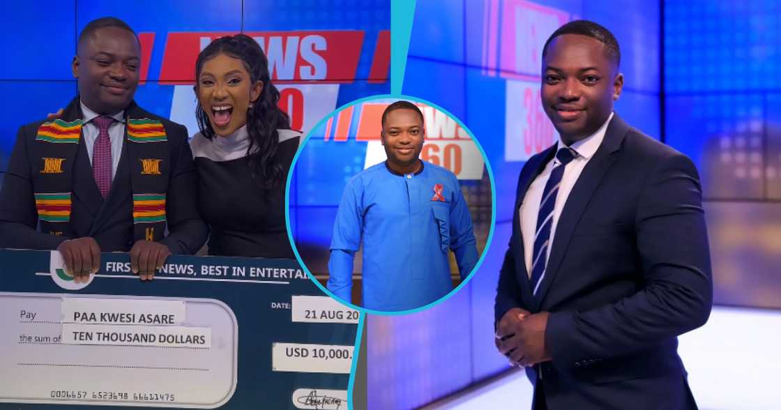 Photos of Paa Kwesi Asare and Portia Garbo. Photos of Paa Kwesi Asare and Portia Garbo.