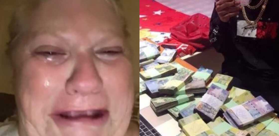 White woman allegedly scammed by fraudsters sheds uncontrollable tears (Video) White woman allegedly scammed by fraudsters sheds uncontrollable tears (Video)