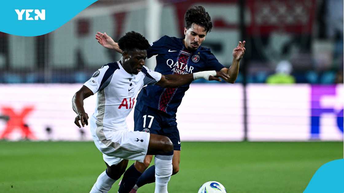 PSG, Vitinha, Tottenham Hotspur, Mohammed Kudus, UEFA Super Cup.