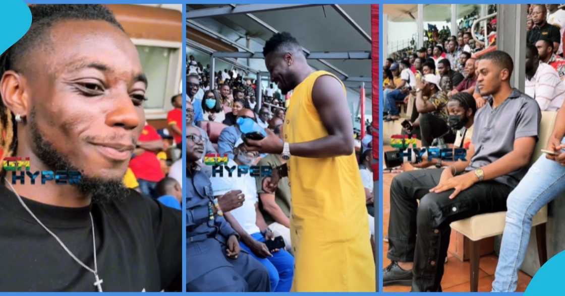 Ghana vs Liberia: Asamoah Gyan, Gideon Mensah And Others Spotted At VIP Stand, Peeps React to Video Ghana vs Liberia: Asamoah Gyan, Gideon Mensah And Others Spotted At VIP Stand, Peeps React to Video