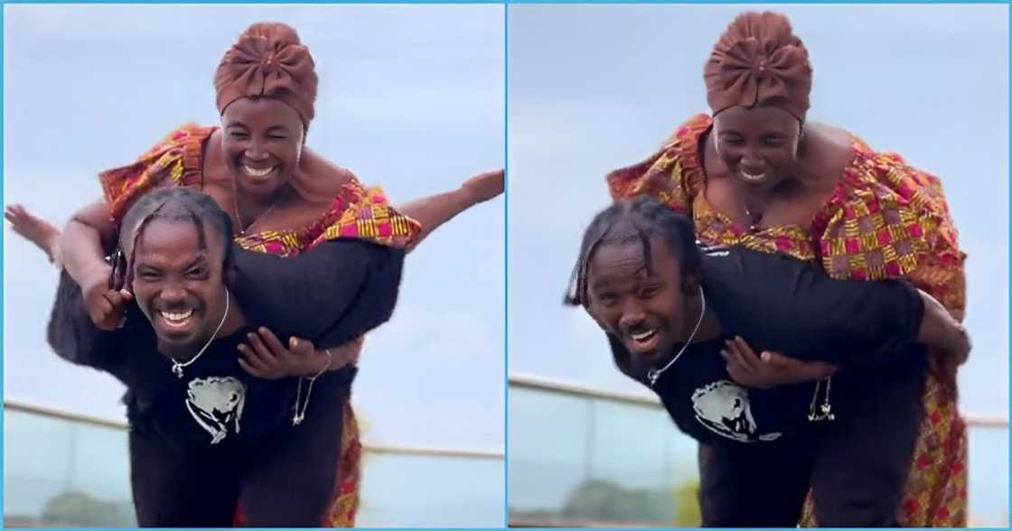 Dancegod Lloyd celebrates Mum in a special way, carries her on his back on Mother's Day Dancegod Lloyd celebrates Mum in a special way, carries her on his back on Mother's Day