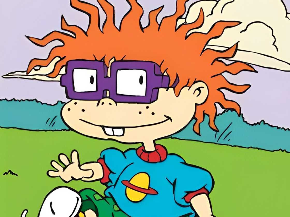 Chuckie Finster is at the playground