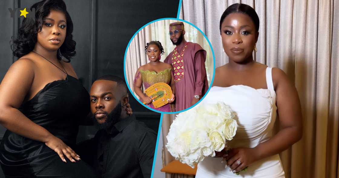 Ghanaian bride Ama and her husband Dr Ato Ghanaian bride Ama and her husband Dr Ato