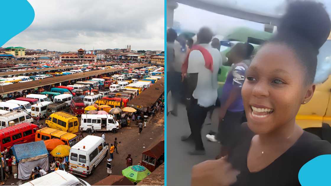 Trotro driver, Trotro passenger, New fare, Reduced fare, Circle Station, Reduced trotro fare, Back to station.