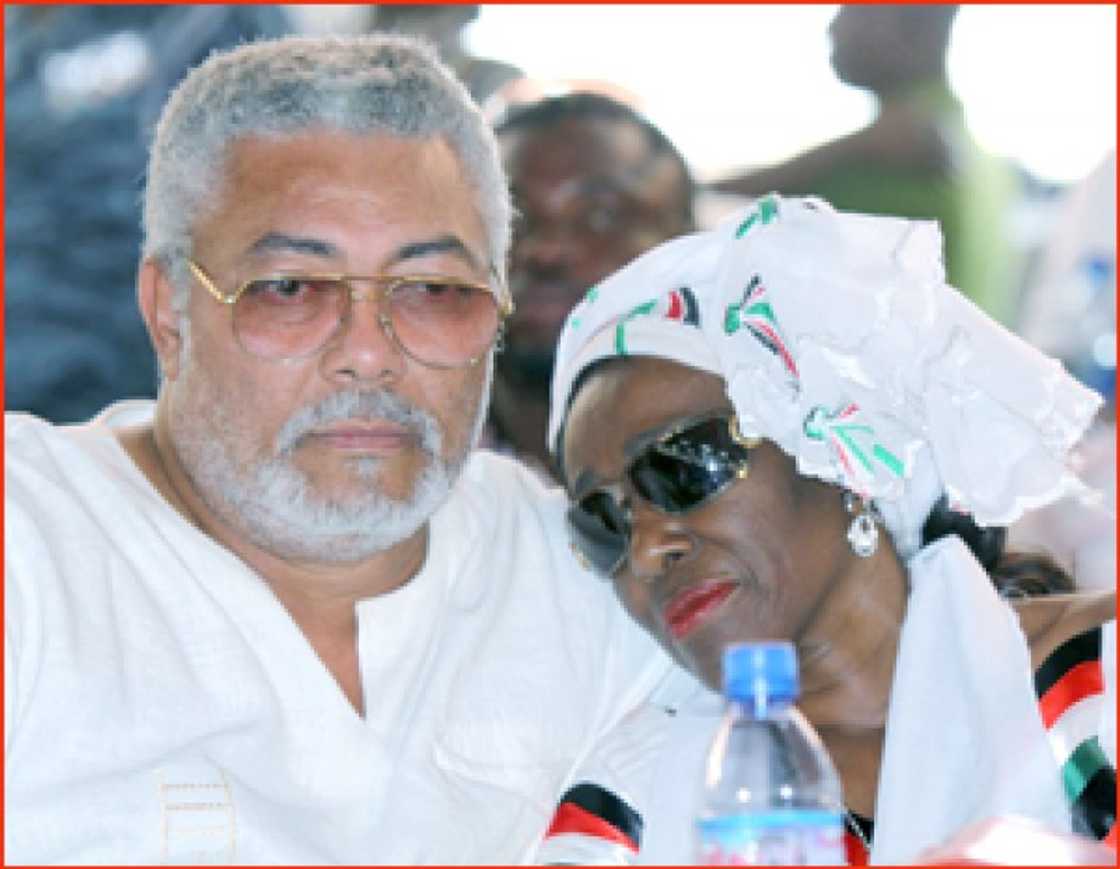 Photos of Late JJ Rawlings and his wife Nana Konadu which show they were inseperable