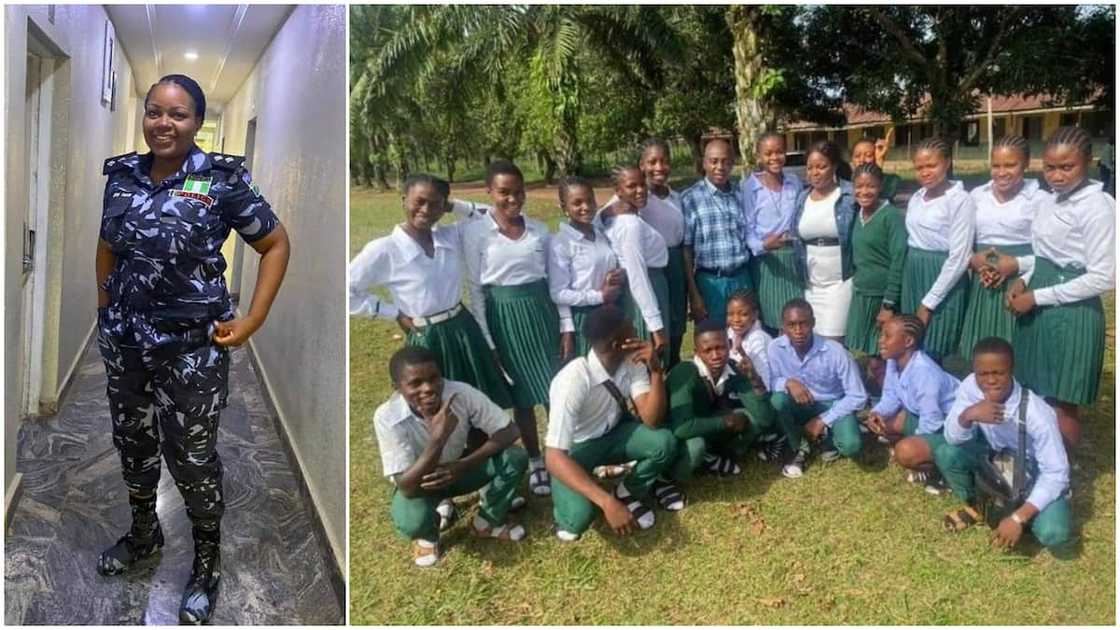 Many people praised the police officer. Many people praised the police officer.