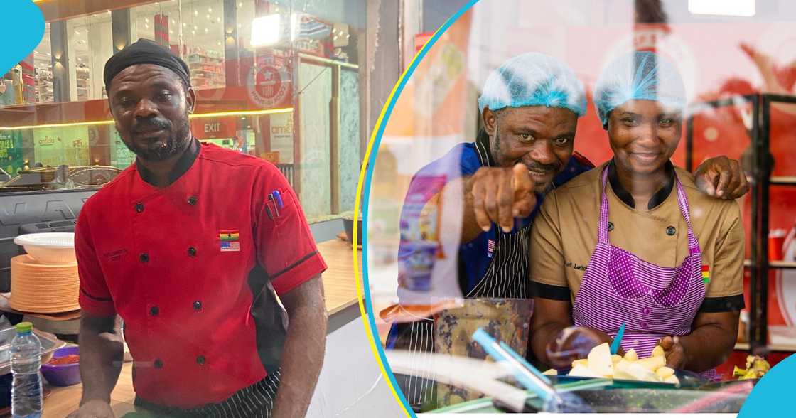 Chef Smith during his fake GWR cook-a-thon attempt Chef Smith during his fake GWR cook-a-thon attempt