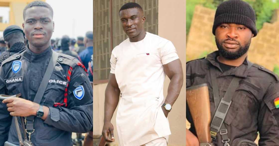 Constable Emmanuel Osei (L), Johnson Adusei-Poku (M), Constable Reindolph Gyimah (R) Constable Emmanuel Osei (L), Johnson Adusei-Poku (M), Constable Reindolph Gyimah (R)