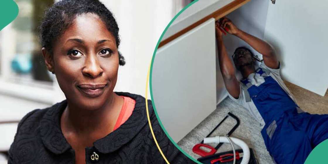 Lady calls out plumber for scamming her Lady calls out plumber for scamming her