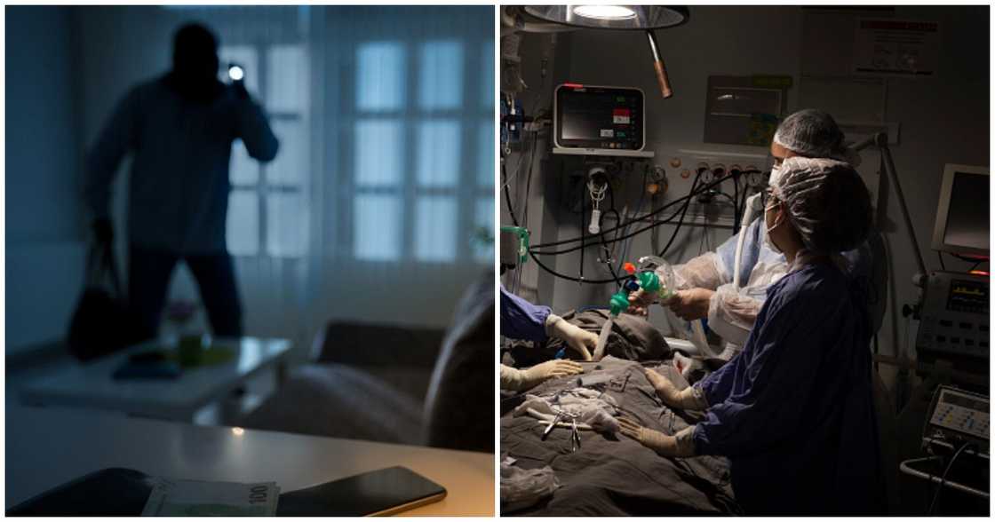 Thief break in surgery Thief break in surgery