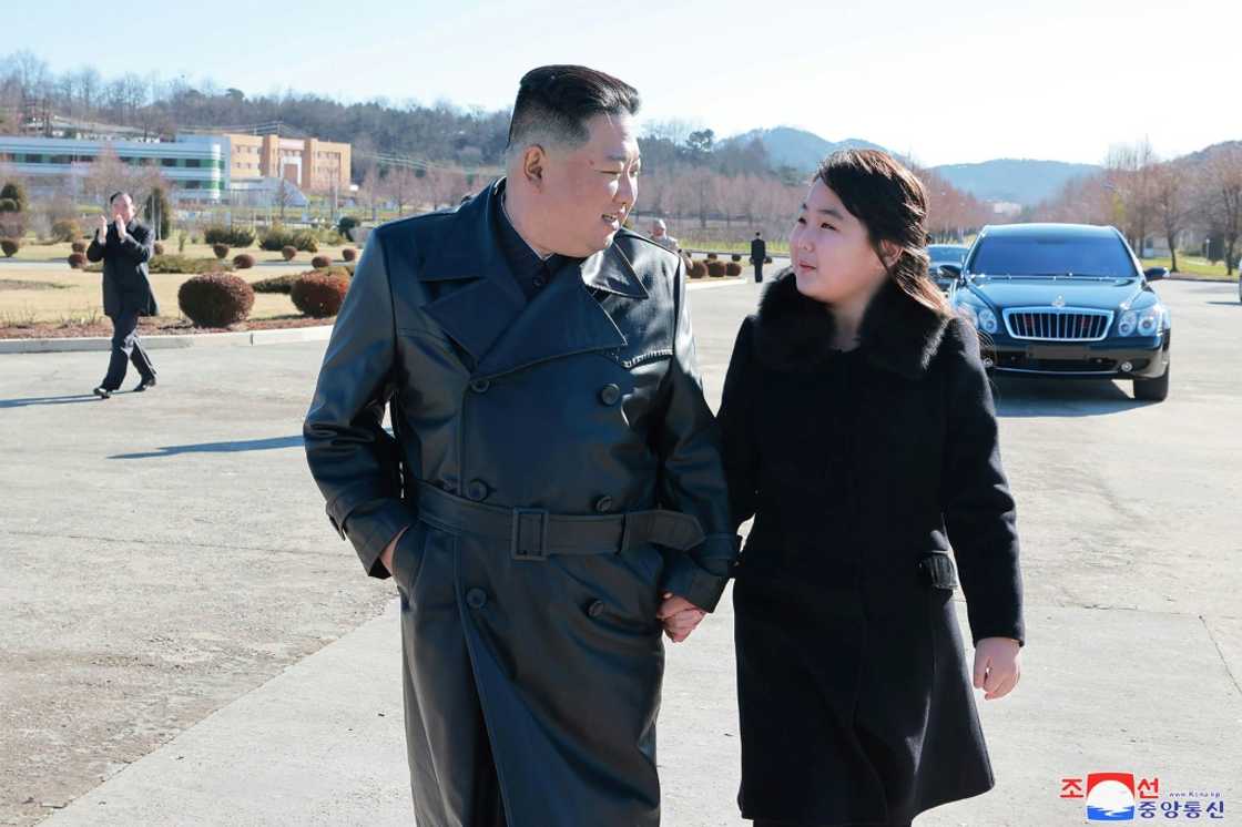 Kim's daughter was only revealed to the world for the first time at the ICBM launch Kim's daughter was only revealed to the world for the first time at the ICBM launch