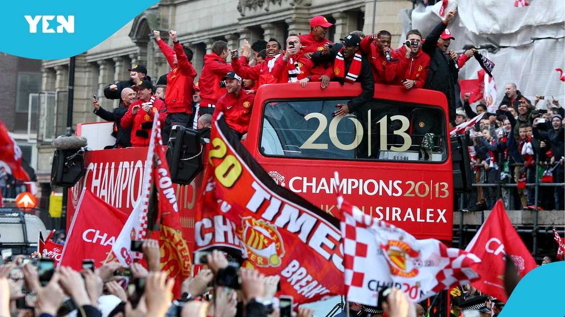 Manchester United, open-top bus, Tottenham, Europa League Manchester United, open-top bus, Tottenham, Europa League