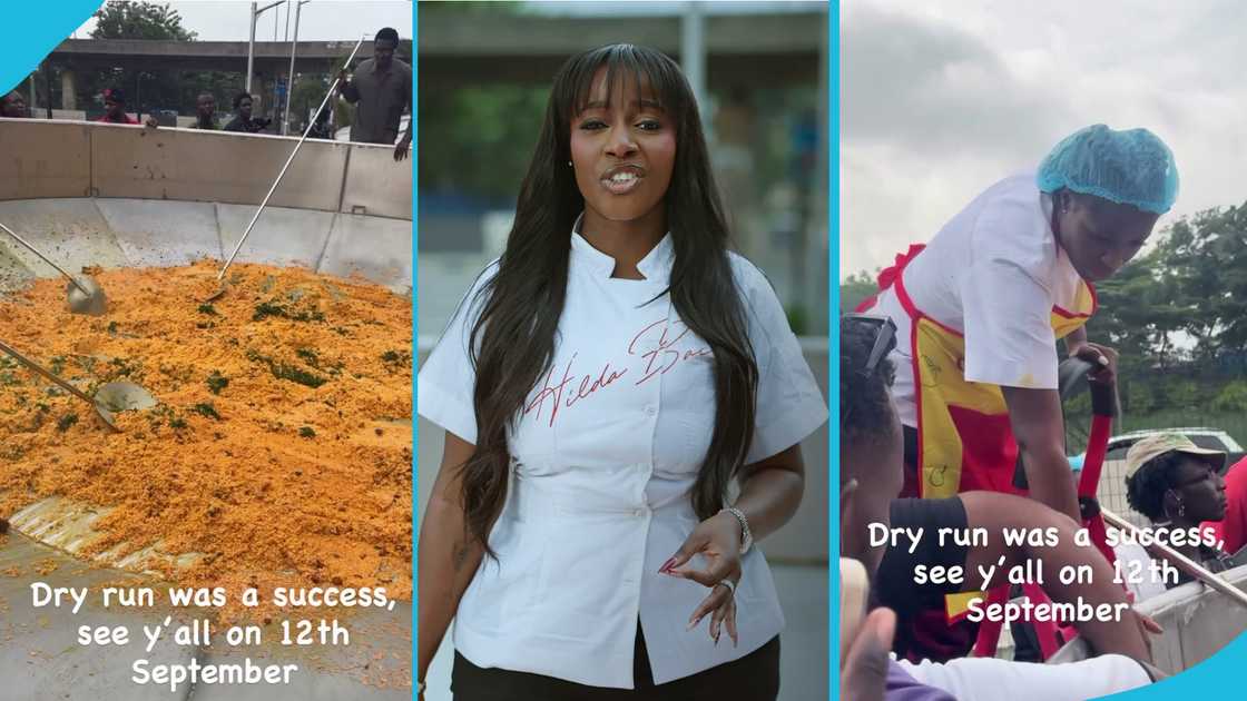 Hilda Baci, Ghana Jollof, Nigeria Jollof, Guinness World Record, Largest pot of Jollof rice Hilda Baci, Ghana Jollof, Nigeria Jollof, Guinness World Record, Largest pot of Jollof rice