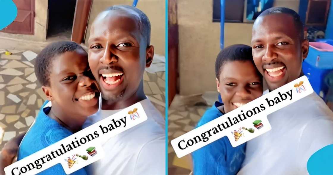 Ghanaian man, celebrates, first daughter, completing SHS, WASSCE