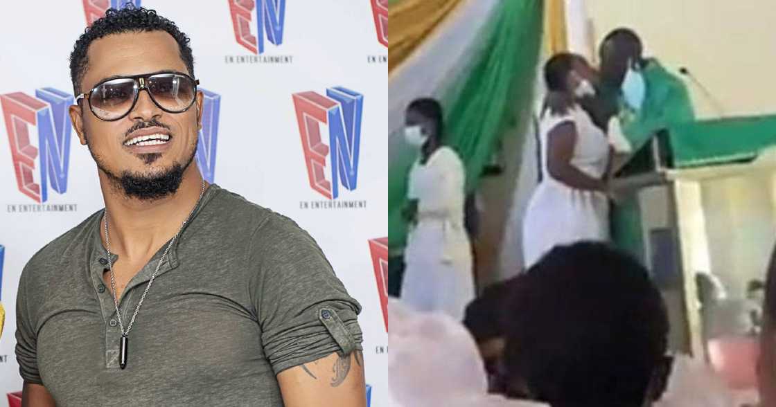 Repulsive in my opinion; Van Vicker trashes priest for kissing students in viral video Repulsive in my opinion; Van Vicker trashes priest for kissing students in viral video