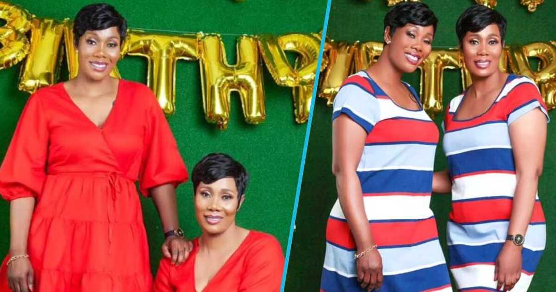 Photos of Borga Silvia and her twin sister. Photos of Borga Silvia and her twin sister.