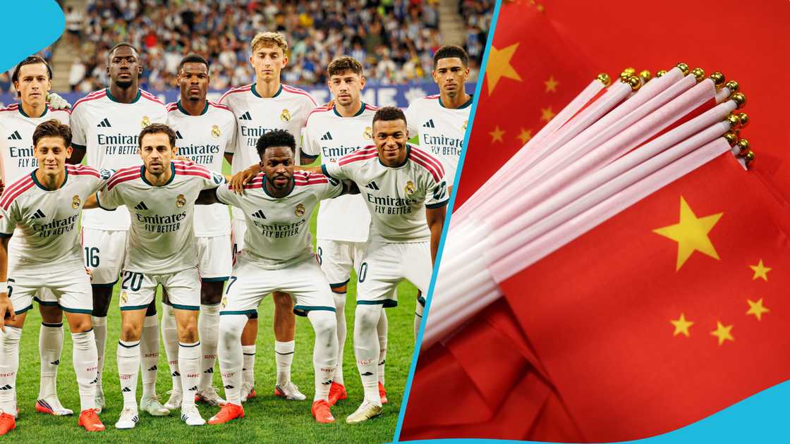 Real Madrid, China, Real Madrid China apology, Kylian Mbappé controversy, Mbappé comments about China, China Media Group La Liga suspension, Chinese companies end Mbappé sponsorships, La Liga broadcasts in China, Mbappé commercial deals.