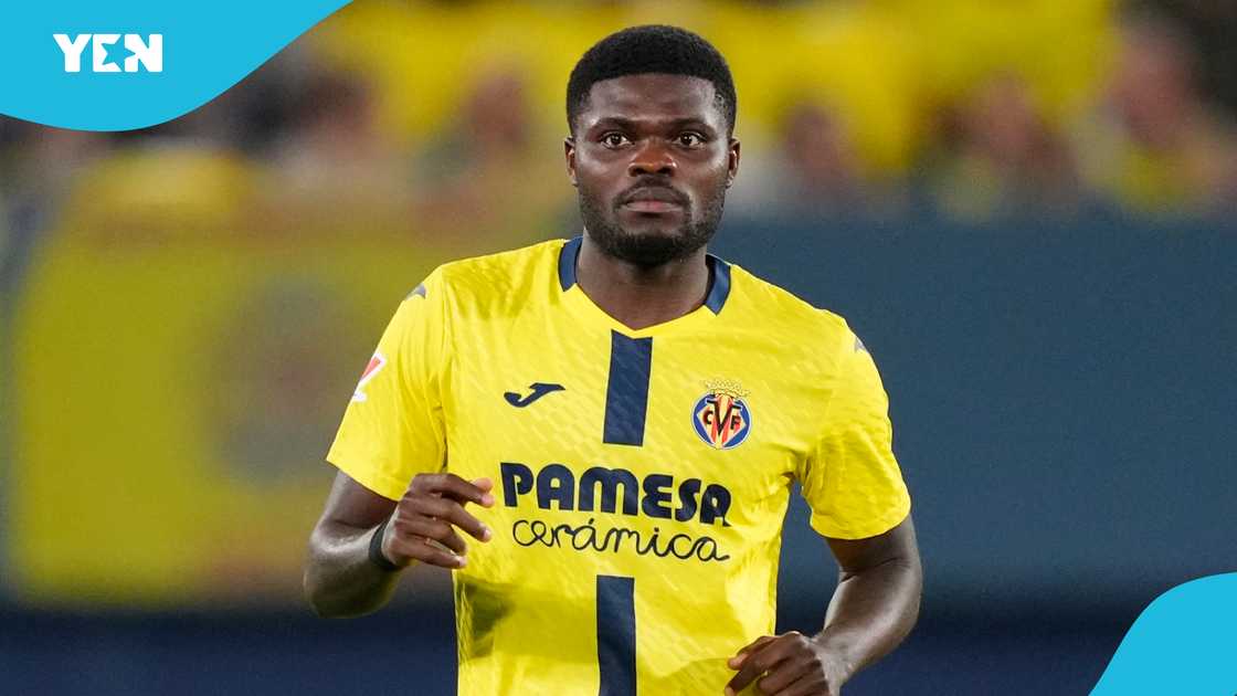 Thomas Partey, Villarreal CF, La Liga, Girona, Arsenal, Santi Comesana. Thomas Partey, Villarreal CF, La Liga, Girona, Arsenal, Santi Comesana.