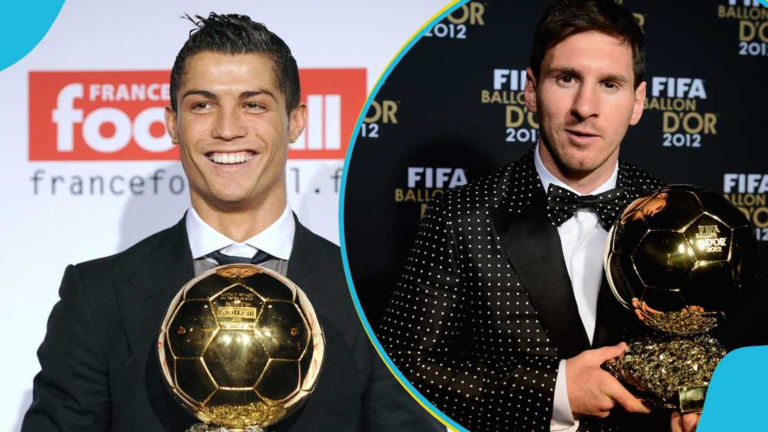 Cristiano Ronaldo vs Lionel Messi, Ronaldo 2007/08 season, Messi 2011/12 season, Ronaldo and Messi stats comparison, Ballon d'Or winners, Ronaldo 42 goals for Manchester United, Messi 73 goals for Barcelona, 2008 Ballon d'Or, 2012 Ballon d'Or. Cristiano Ronaldo vs Lionel Messi, Ronaldo 2007/08 season, Messi 2011/12 season, Ronaldo and Messi stats comparison, Ballon d'Or winners, Ronaldo 42 goals for Manchester United, Messi 73 goals for Barcelona, 2008 Ballon d'Or, 2012 Ballon d'Or.