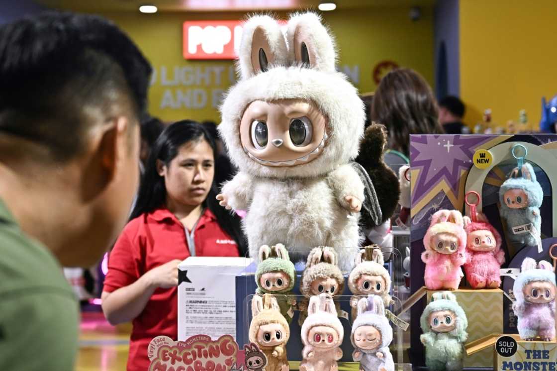 The plush toys have surged in popularity after endorsements from celebrities such as Rihanna and Dua Lipa The plush toys have surged in popularity after endorsements from celebrities such as Rihanna and Dua Lipa