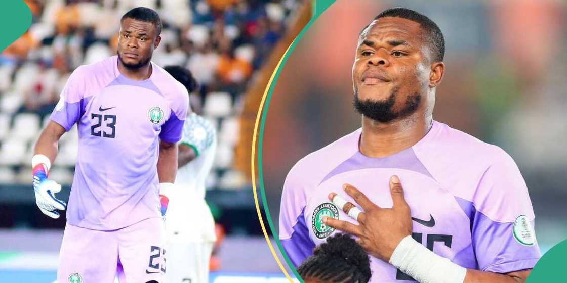 Super Eagles goalkeeper, Nwabali sends message South Africa after semi-final Victory Super Eagles goalkeeper, Nwabali sends message South Africa after semi-final Victory