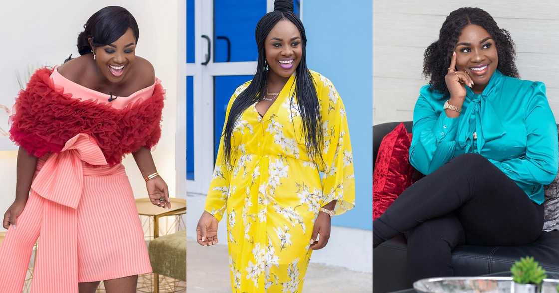 Emelia Brobbey donates items to Akim Swedru widows; video pops up