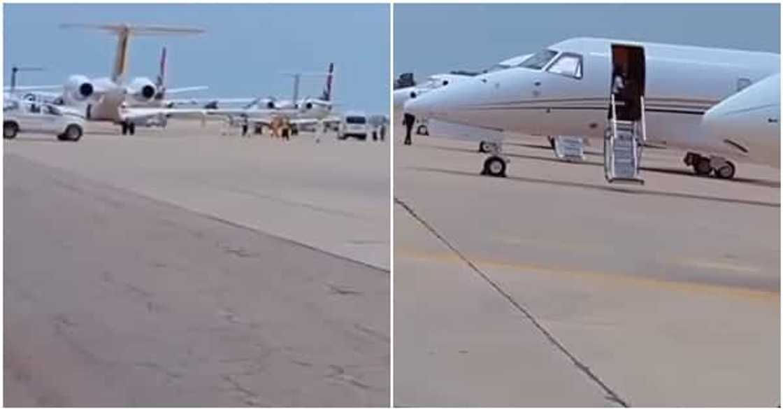 Buhari’s Son Wedding: Over 25 Private Jets sighted AT Kano Airport