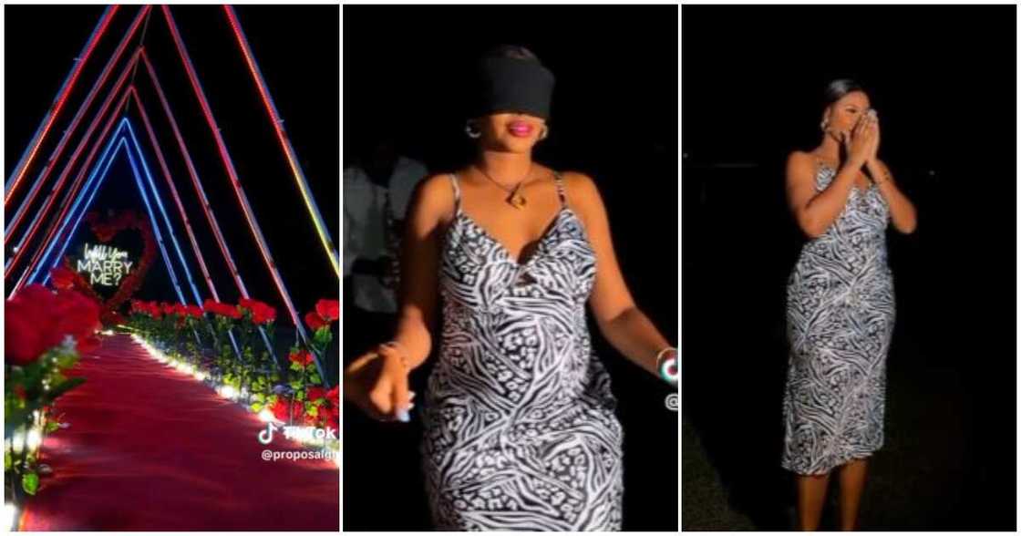 Photos of a lady and a place with stunning lighting and decorative flowers Photos of a lady and a place with stunning lighting and decorative flowers