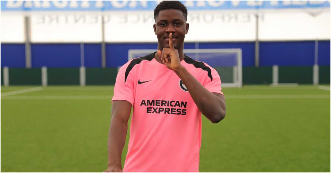 Ibrahim Osman at Brighton. Ibrahim Osman at Brighton.