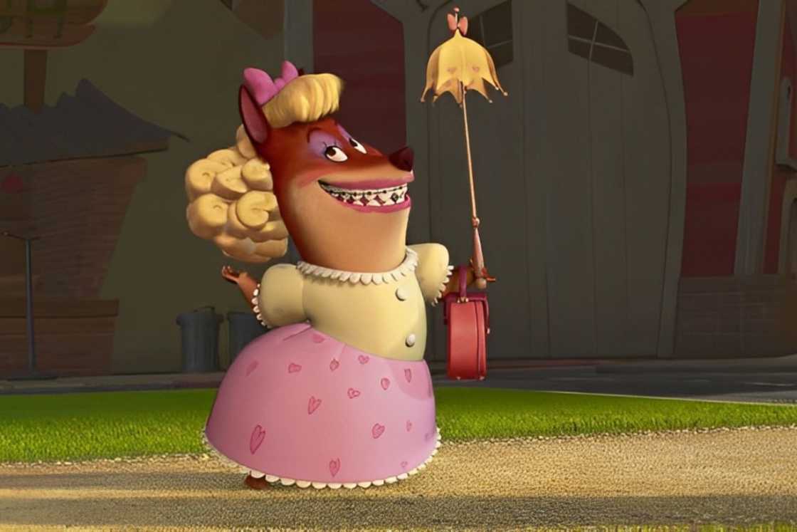 Foxy Loxy is walking down a path Foxy Loxy is walking down a path