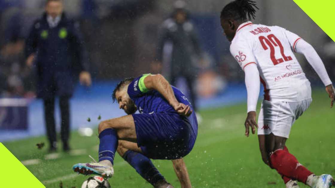 Mohammed Salisu playing for AS Monaco.