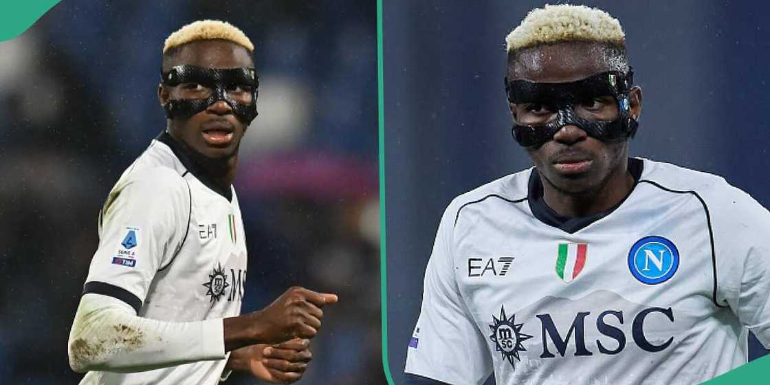 Nigerian striker, Victor Osimhen. Nigerian striker, Victor Osimhen.