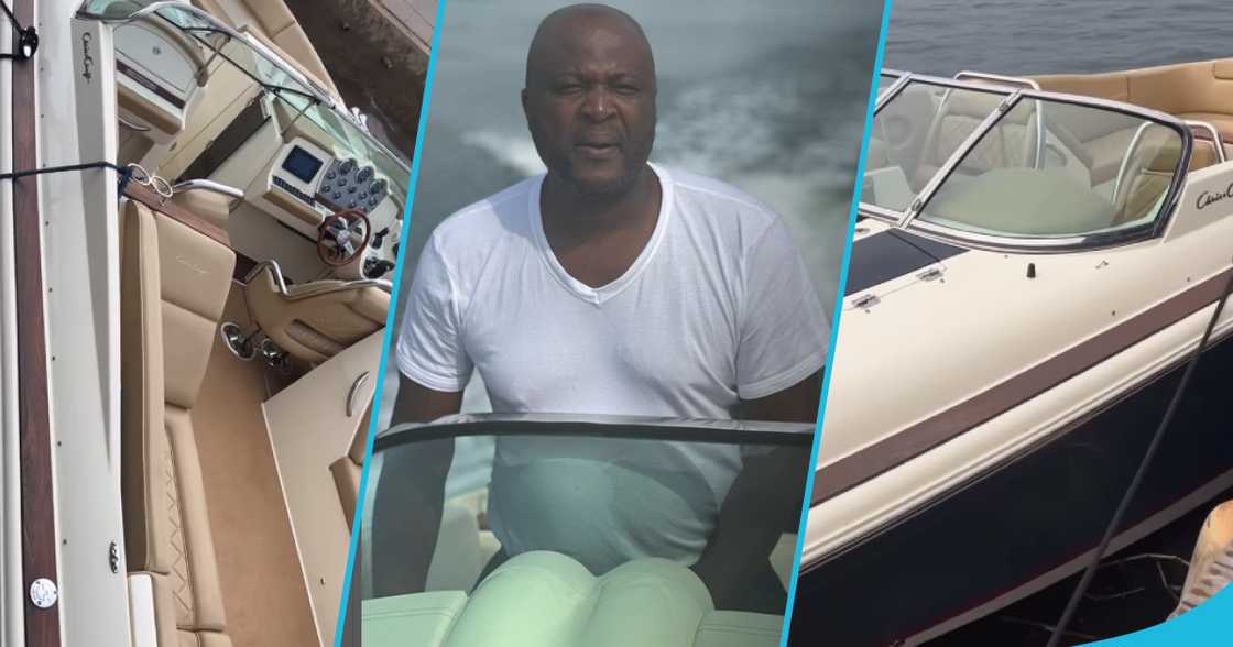 Photos of Ibrahim Mahama and his luxurious boats. Photos of Ibrahim Mahama and his luxurious boats.
