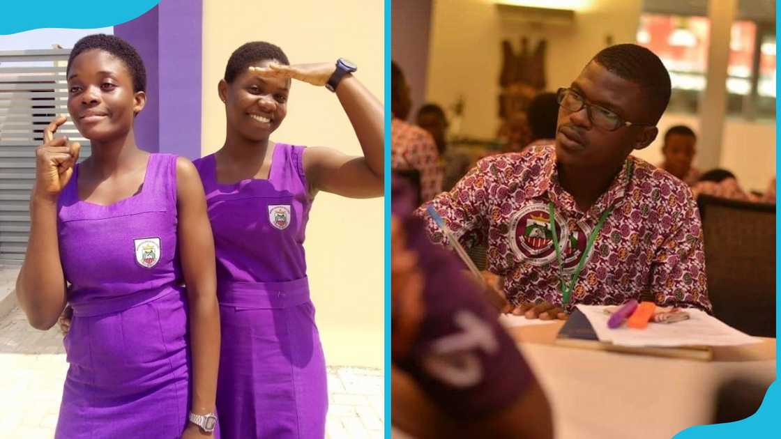 Tema Manhean Secondary School students Tema Manhean Secondary School students