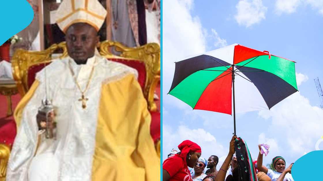 Emperor Bishop Bediako, Jesus Power Eagle Kingdom Ministry International, National Democratic Congress, NDC, John Mahama, Demolition exercise, Waterway Emperor Bishop Bediako, Jesus Power Eagle Kingdom Ministry International, National Democratic Congress, NDC, John Mahama, Demolition exercise, Waterway