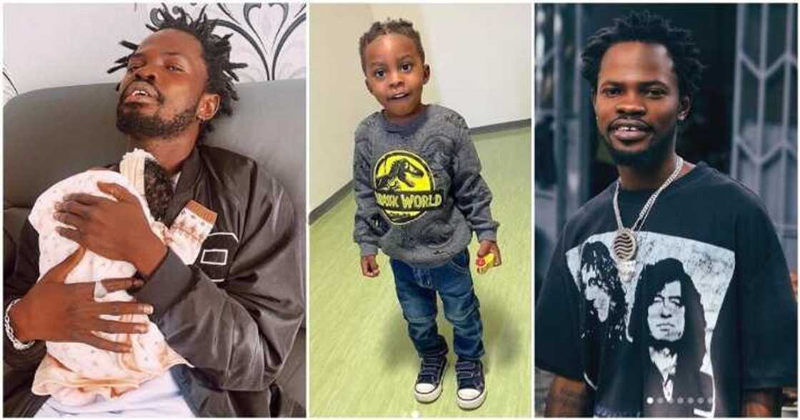 Fameye shares photo with his daughter. Fameye shares photo with his daughter.