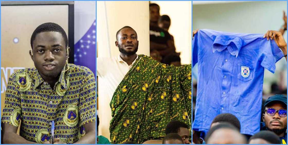 Photo of OWASS student, Prempeh College supporter and Presec supporter Photo of OWASS student, Prempeh College supporter and Presec supporter