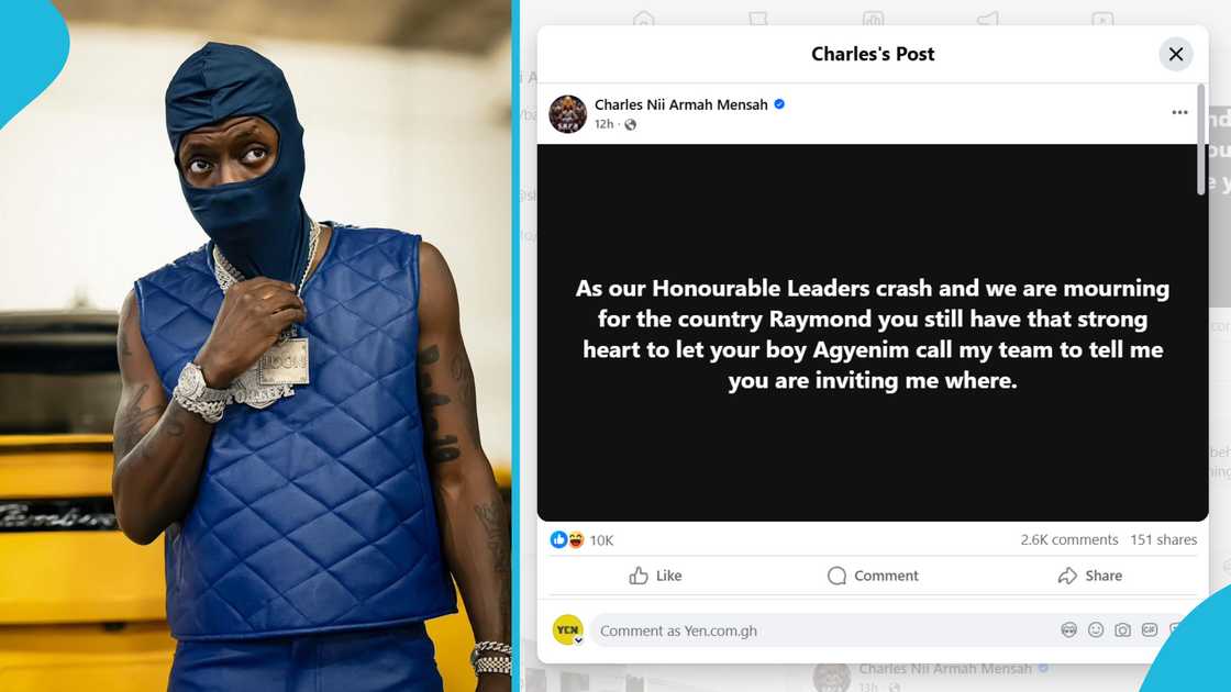 Shatta Wale, EOCO, Helicopter crash, Ghana, Dancehall musician, Raymond Archer