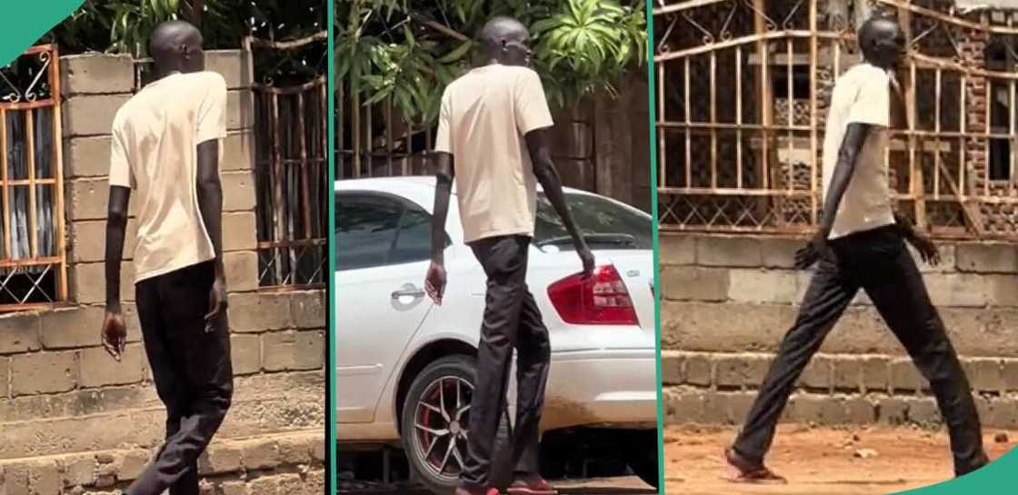 Tall man from South Sudan.