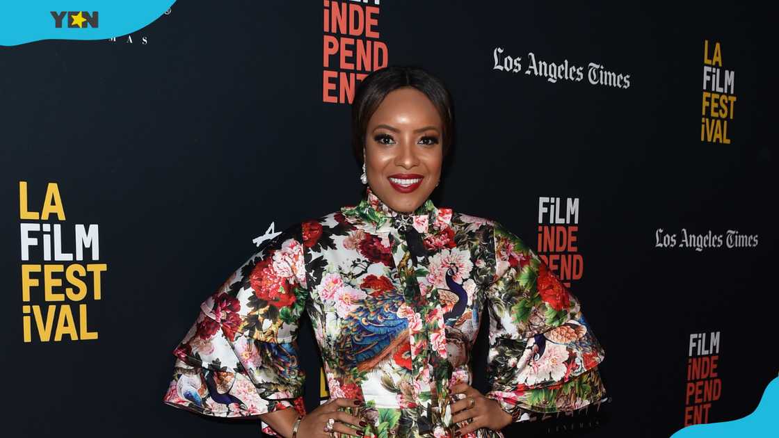 Joselyn Dumas at the "40 and Single" screening during the 2018 LA Film Festival. Joselyn Dumas at the "40 and Single" screening during the 2018 LA Film Festival.