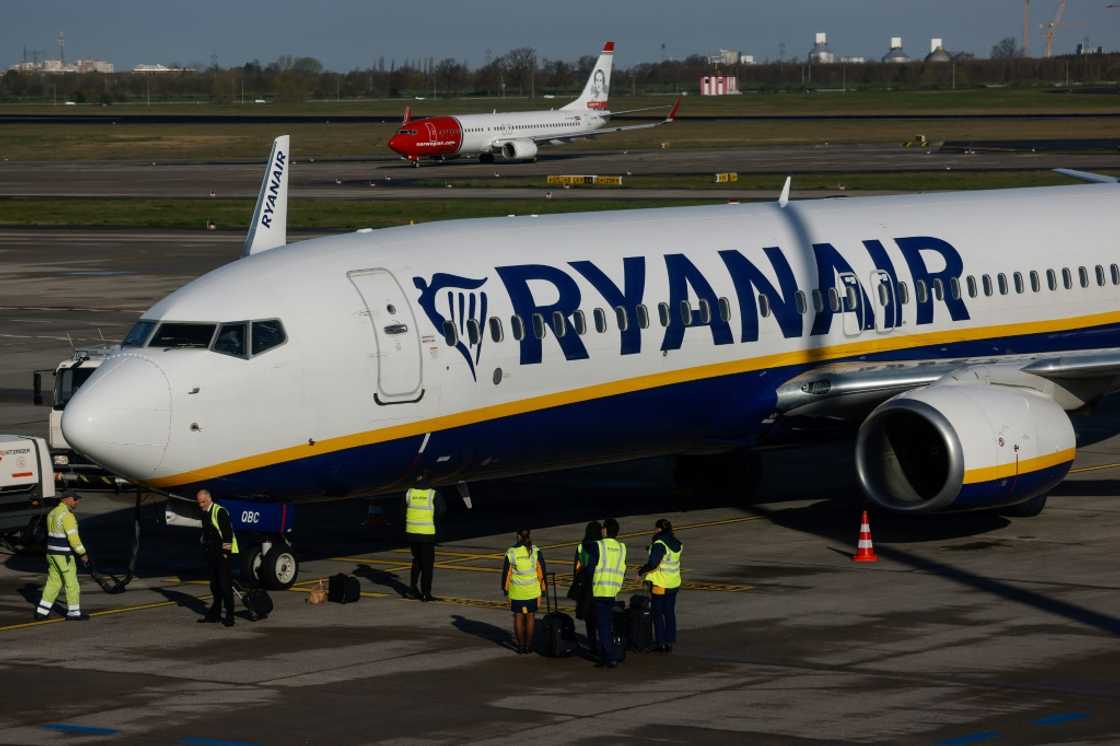 The Dublin-based carrier said demand rose nine percent to almost 184 million passengers The Dublin-based carrier said demand rose nine percent to almost 184 million passengers