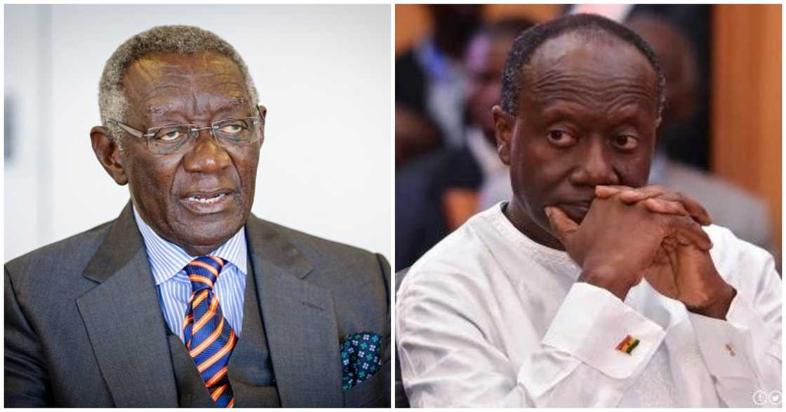 JA Kufuor and Ken Ofori-Atta