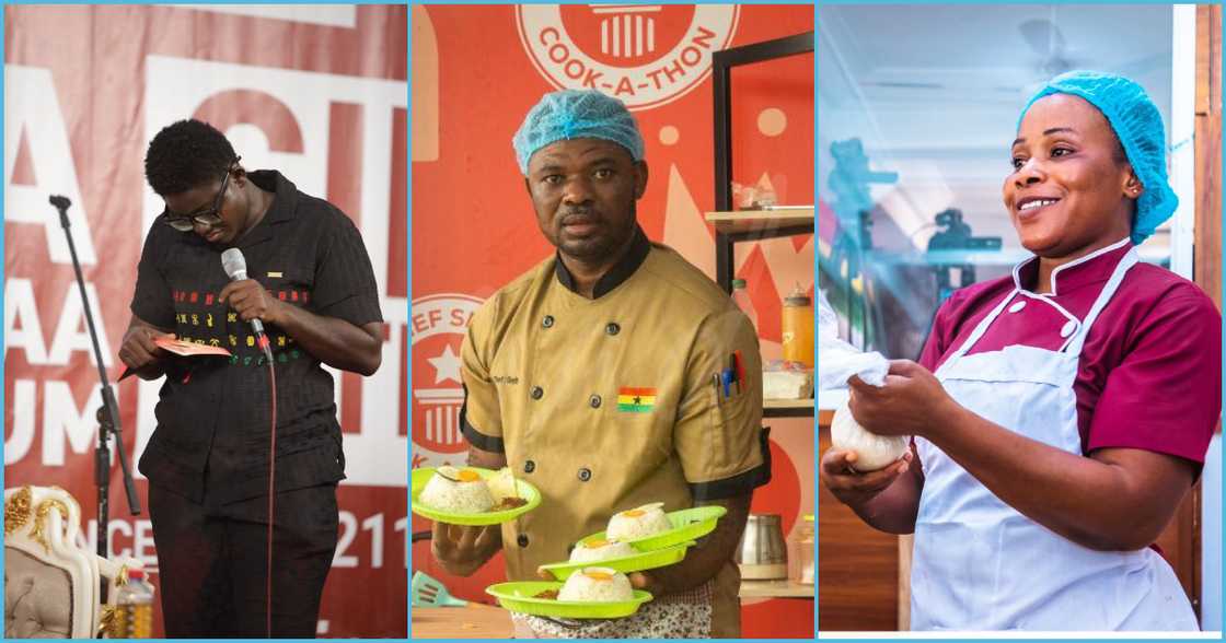 Photo of Chef Smith, Chef Faila and Afua Asanteewaa Photo of Chef Smith, Chef Faila and Afua Asanteewaa